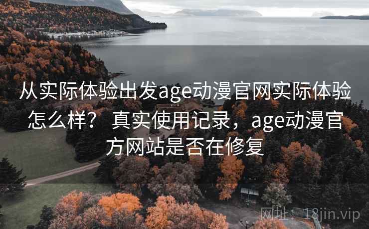 从实际体验出发age动漫官网实际体验怎么样？ 真实使用记录，age动漫官方网站是否在修复