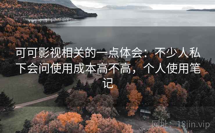 可可影视相关的一点体会:不少人私下会问使用成本高不高,个人使用笔记 可可影视相关的一点体会:不少人私下会问使用成本高不高,个人使用笔记